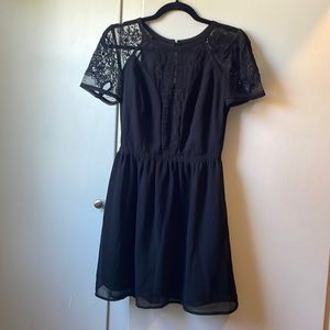 Black lace kimchi blue dress